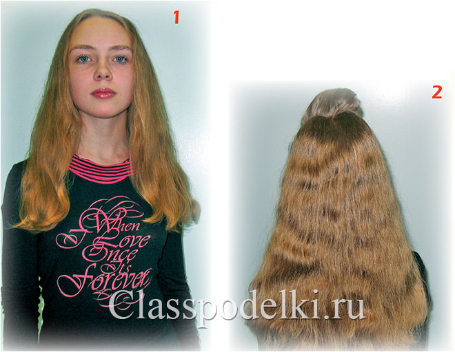 Мастер класс плетения длинных и прямых волос.