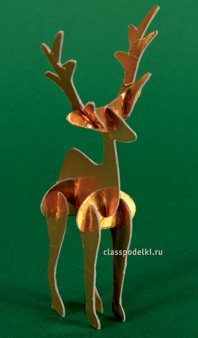 Олень из картона своими руками / DIY / Cardboard deer